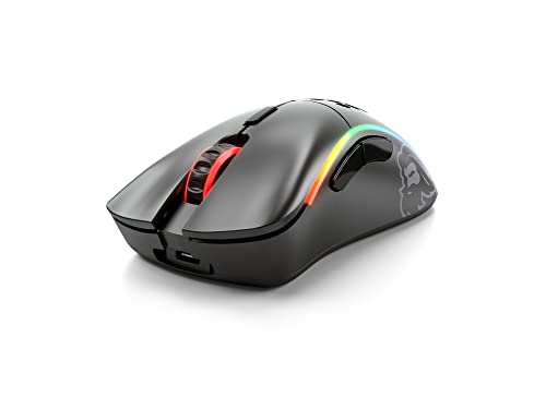 Glorious Gaming Model D 2 Wireless Ergonomic Mouse, 66g, White V612