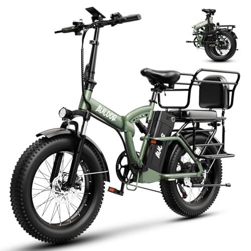 Folding Electric Bike 1000W 48V 20AH Removable Battery 20" Fat Tire for Adults C847123