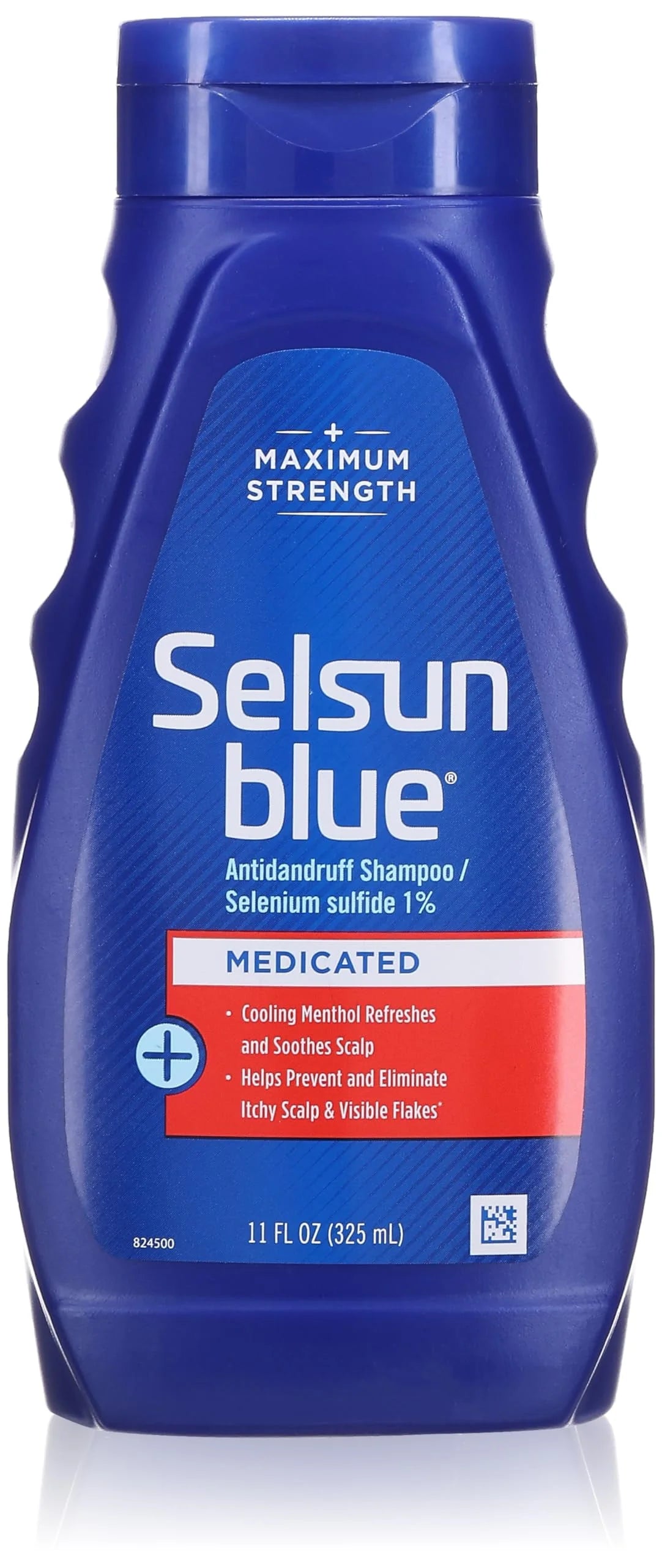 Selsun Blue Maximum Strength Medicated Anti-Dandruff Shampoo with Menthol, 11oz E4657