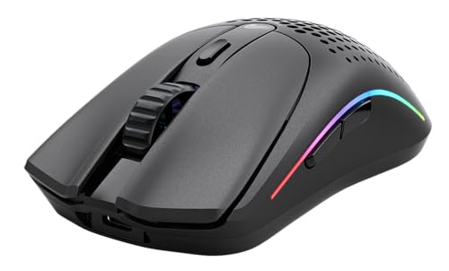 Glorious Gaming Model D 2 Wireless Ergonomic Mouse, 66g, White V612