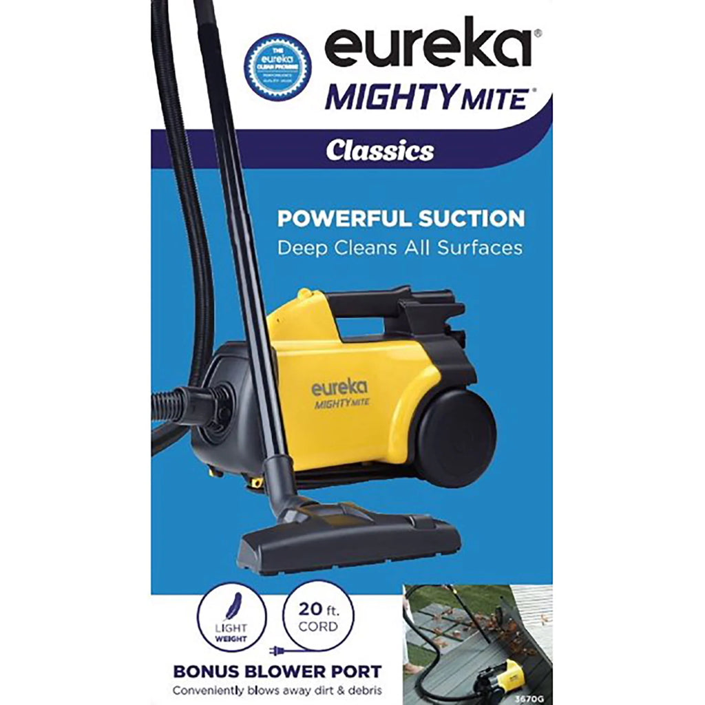 Eureka Mighty Mite Bagged Canister Vacuum 3670G Z229