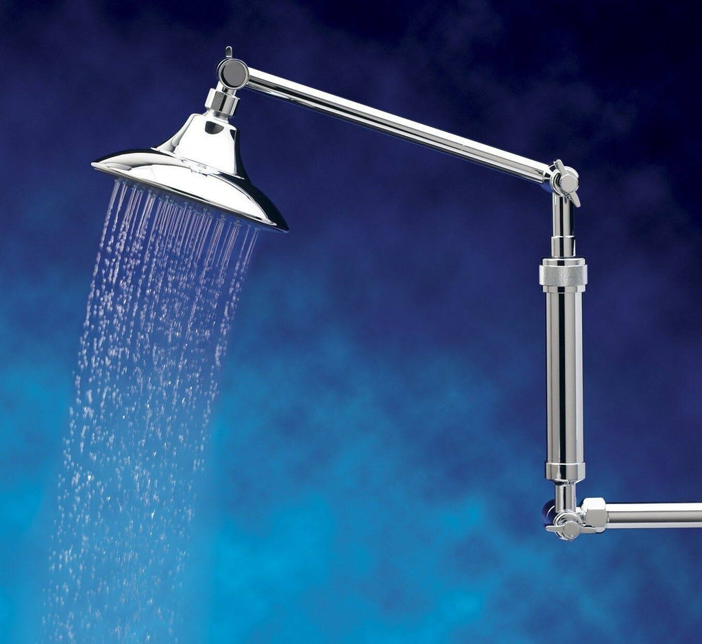 Sprite FXD-CM-P6 ShowerUp Filtered Double Extension with Pan Shower Head - Chrome S65653