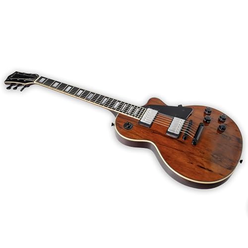 TARIO Electric Guitar Semi Hollowbody Quilted Maple Top with Bag K35033
