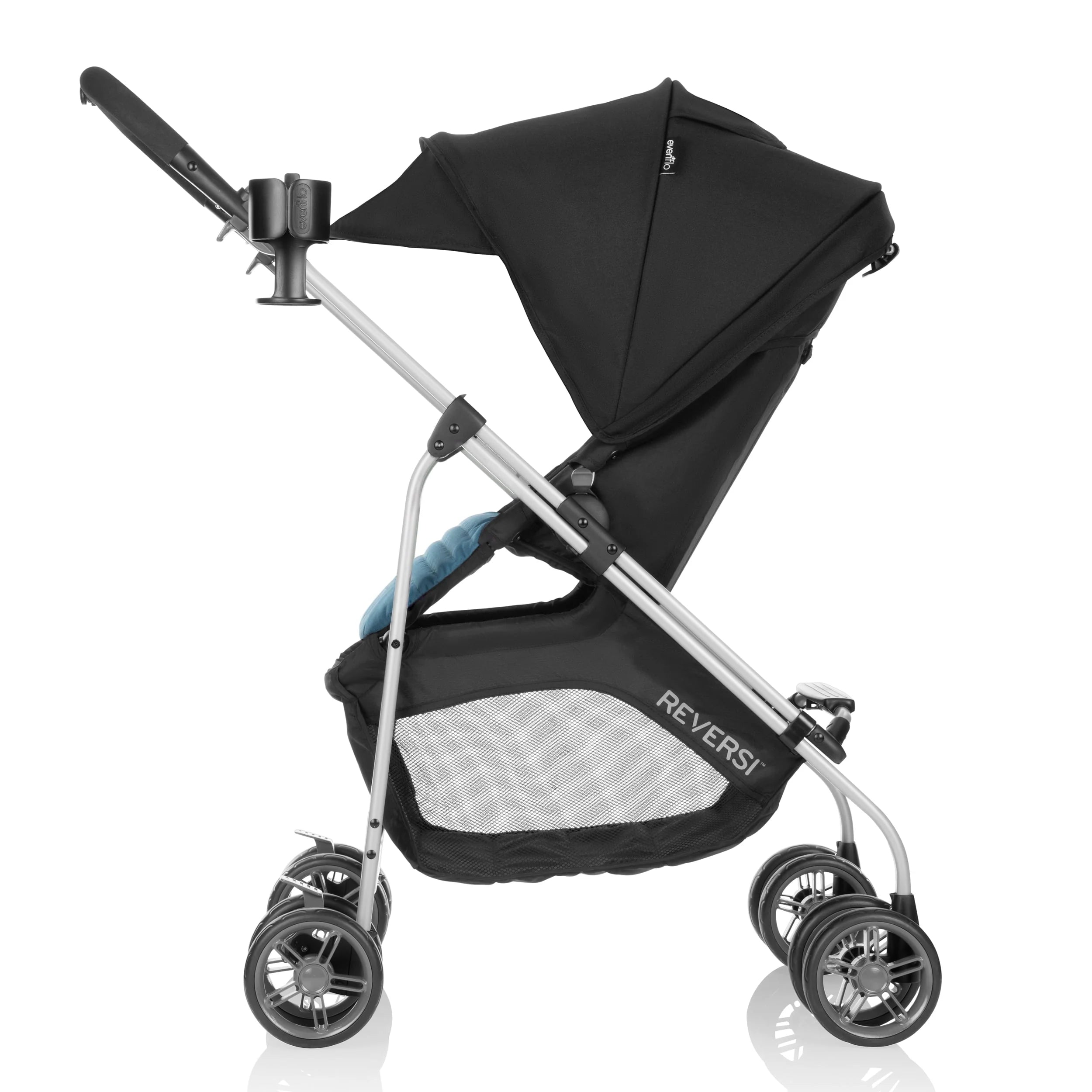 Evenflo Reversi Lightweight Reversible Stroller, Altair Black F135961