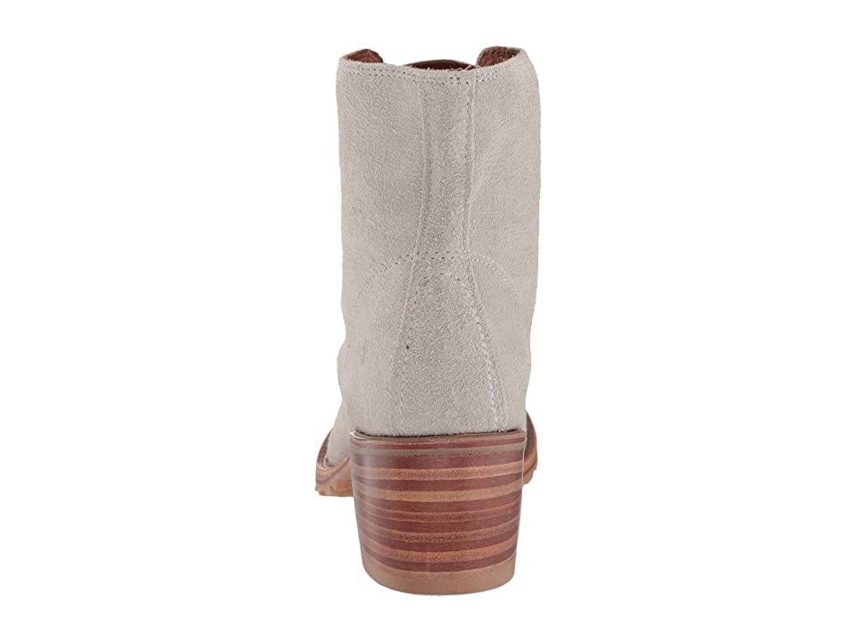 Frye Sabrina 6g Lace Up Boots White Sky Y150