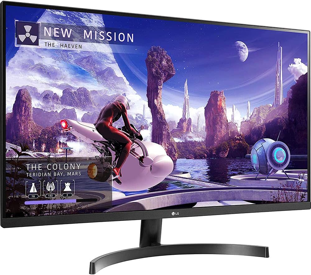 LG 27QN600-B 27 inch QHD IPS Monitor with AMD FreeSync, HDR10 2 Pack U318