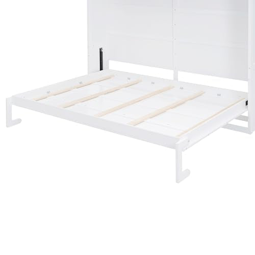 Ball & Cast Queen Murphy Bed Wall Chest with USB and Storage X29201