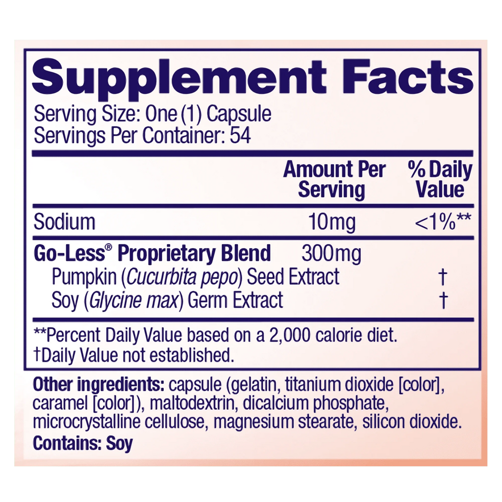 AZO Bladder Control with Go-Less Daily Supplement, 54 Count Capsules P383