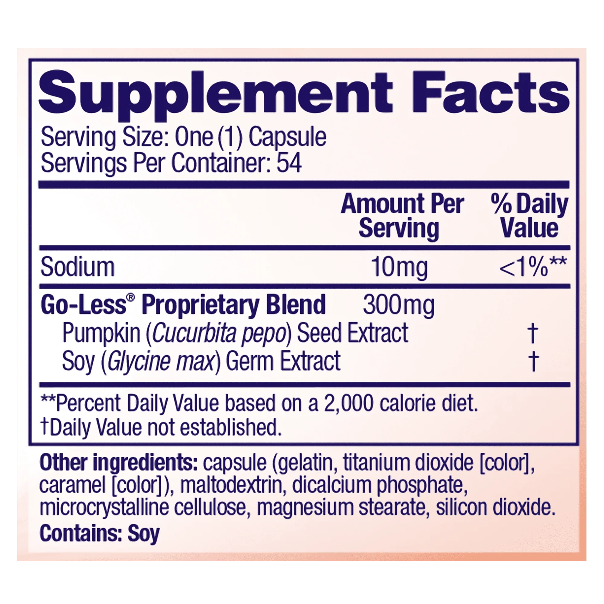 AZO Bladder Control with Go-Less Daily Supplement, 54 Count Capsules P383