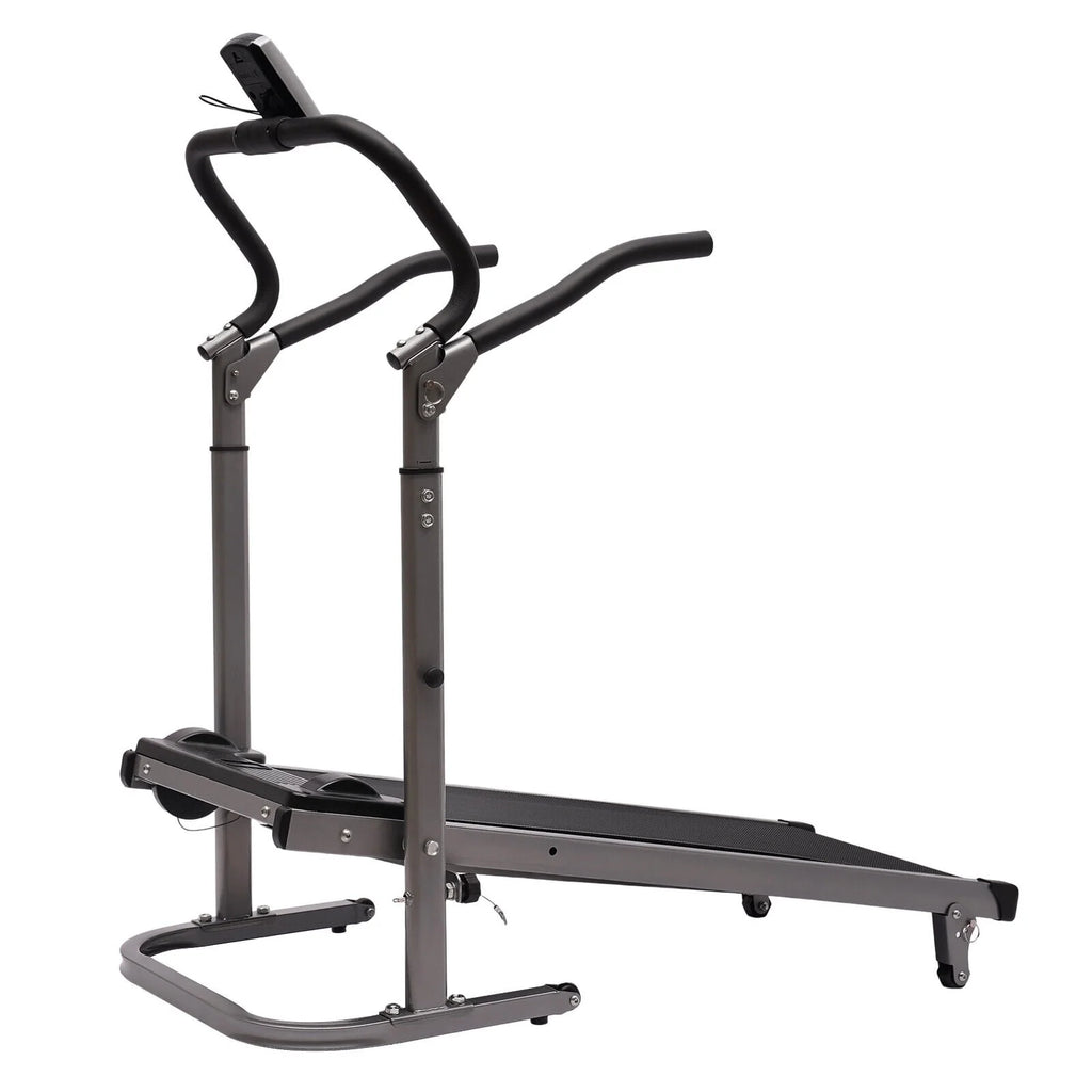 MIDUO Home Folding Treadmill with Incline Pink Y55541