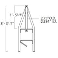 Rohn Products - 25AG5 - Top Section for Model 25g Tower, No Pipe Mast