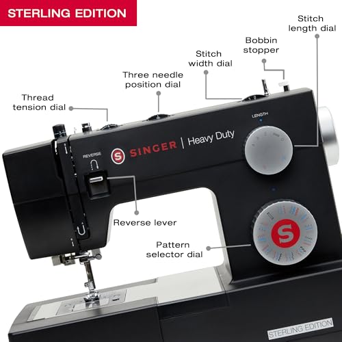 SINGER Sterling Edition Heavy Duty 4432 Sewing Machine with Accessory Kit E8144