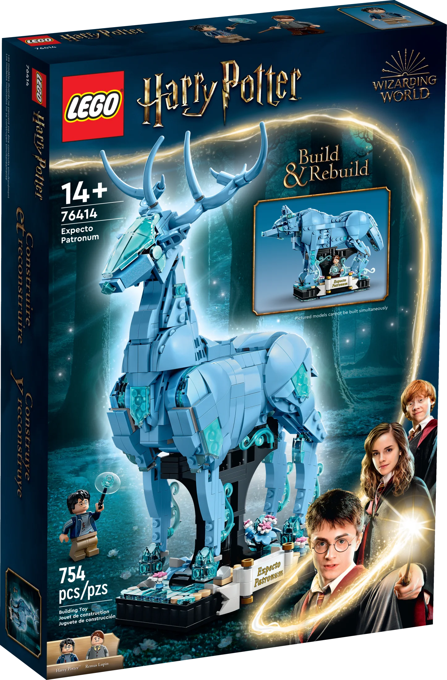 LEGO Harry Potter Expecto Patronum 2-in-1 Building Set for Teens and Fans 14+ G44137