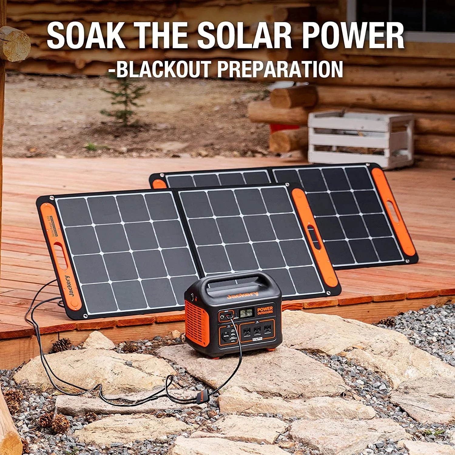 Jackery Solar Panel 100W Portable for Explorer Power Stations E668