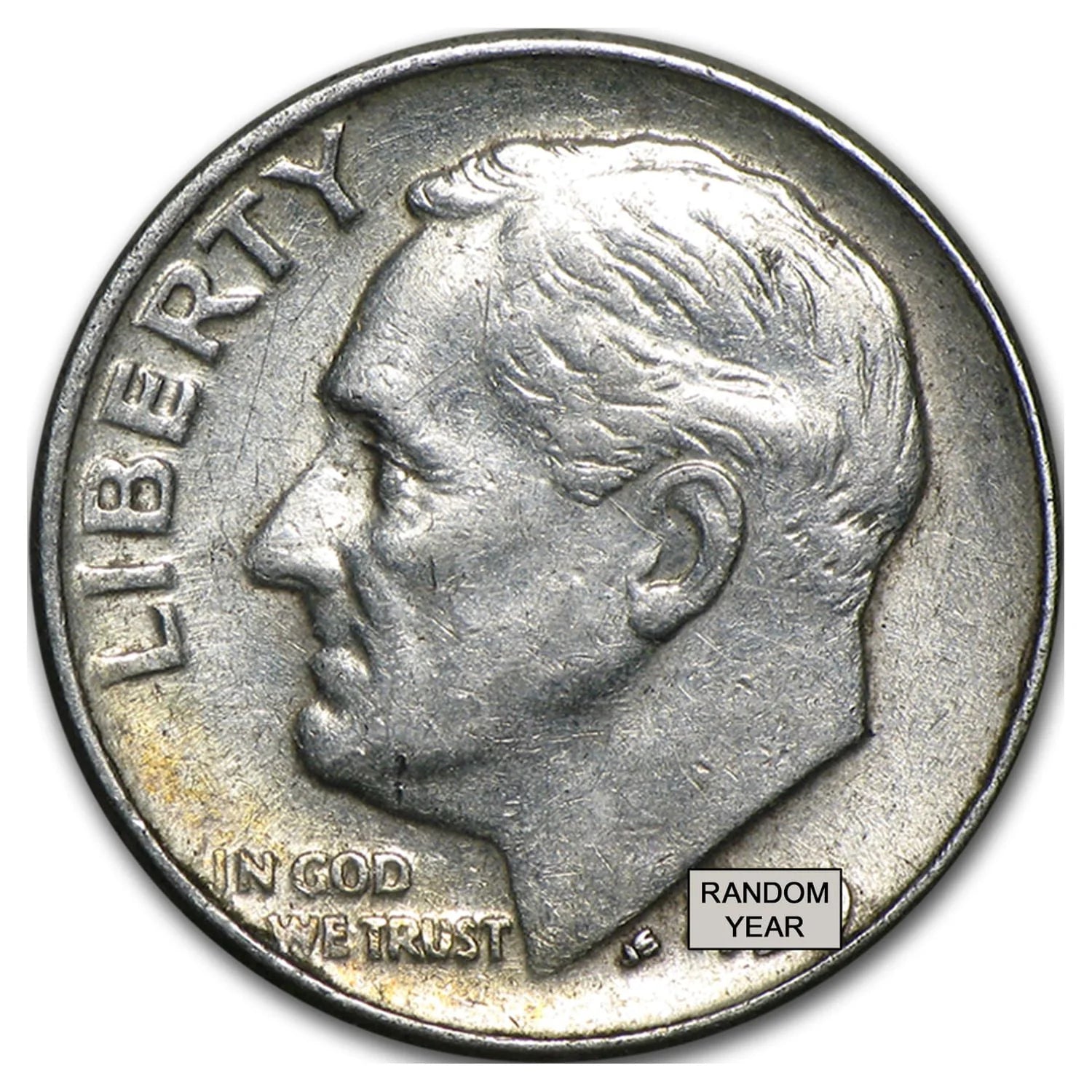 90% Silver Roosevelt Dimes 50-Coin Roll T785