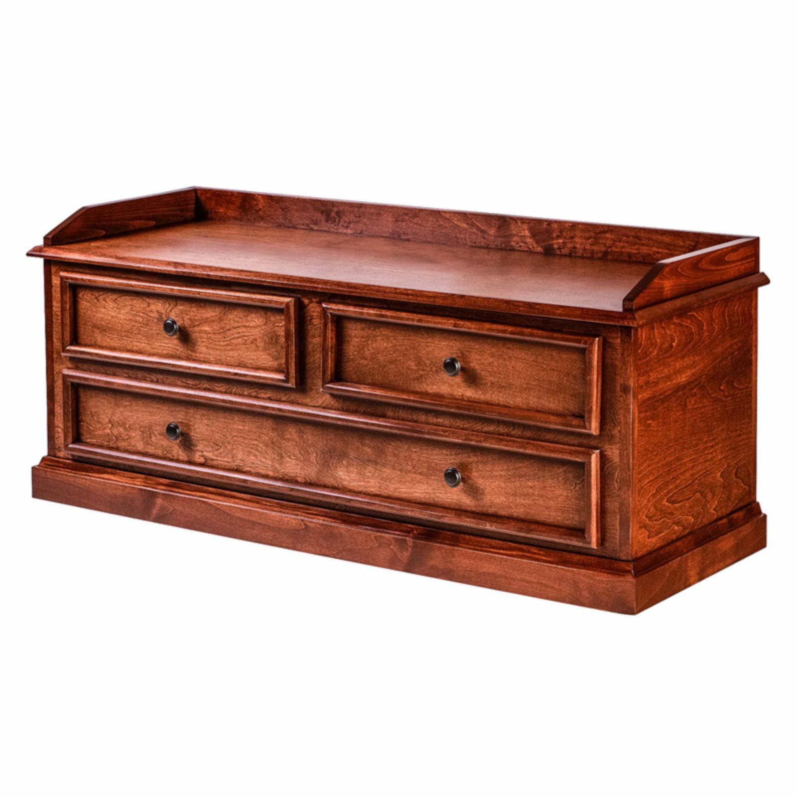 Forest Designs Mission Cedar Chest with Black Knobs, Size: Medium