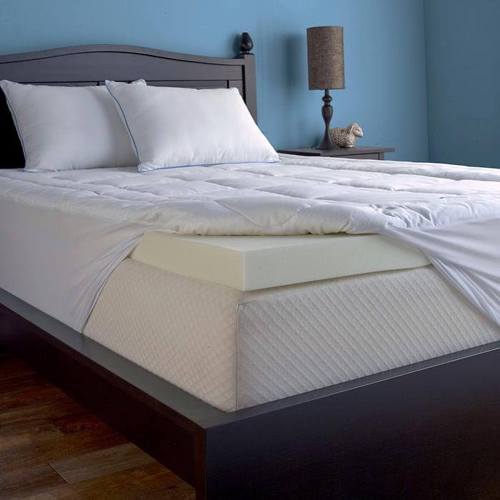 Iso-Cool Memory Foam Mattress Topper with Outlast Cover, Full X2487