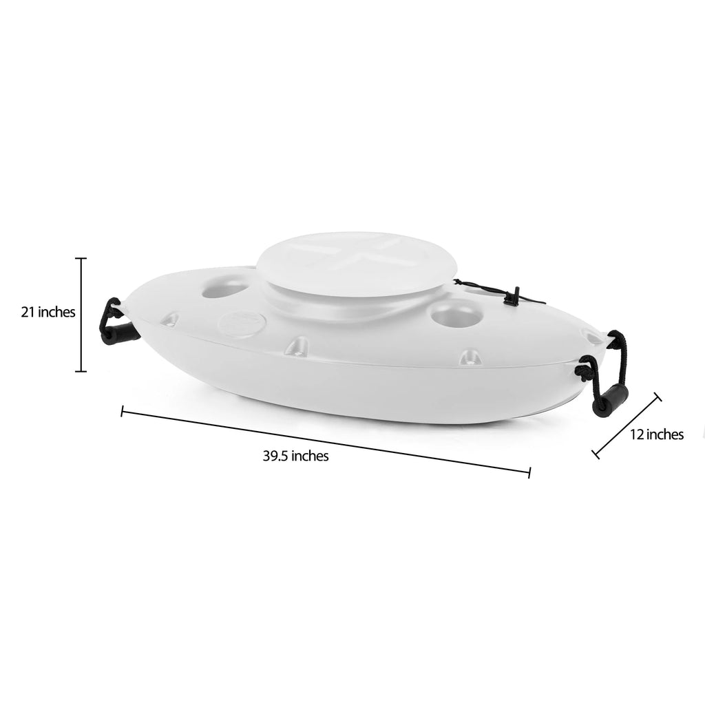 Creekkooler 30 qt Hard Side Floating Cooler, Yellow R231161