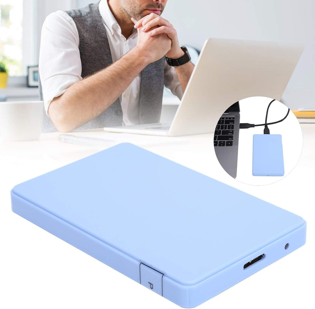 USB3.0 2.5 Inch Portable External Hard Drive for PC Laptop, Blue 2TB N24171