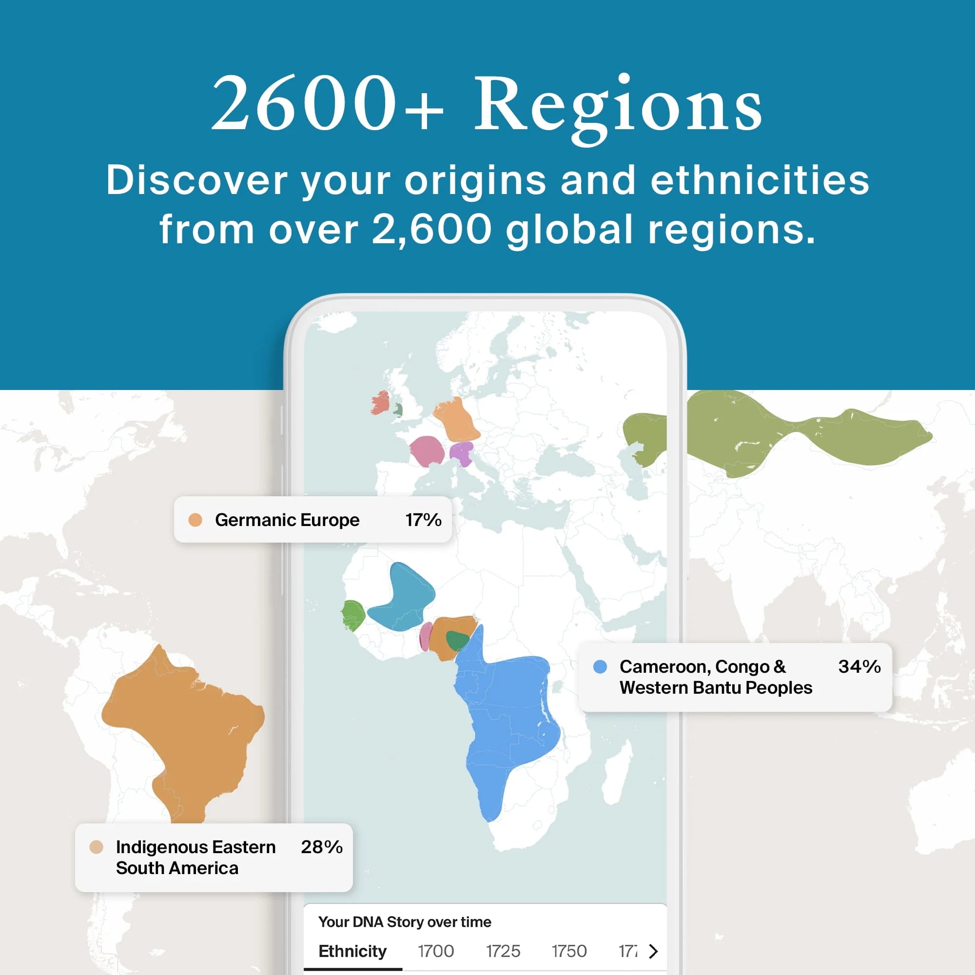 AncestryDNA + Traits Genetic Test Kit with 35+ Traits C62146