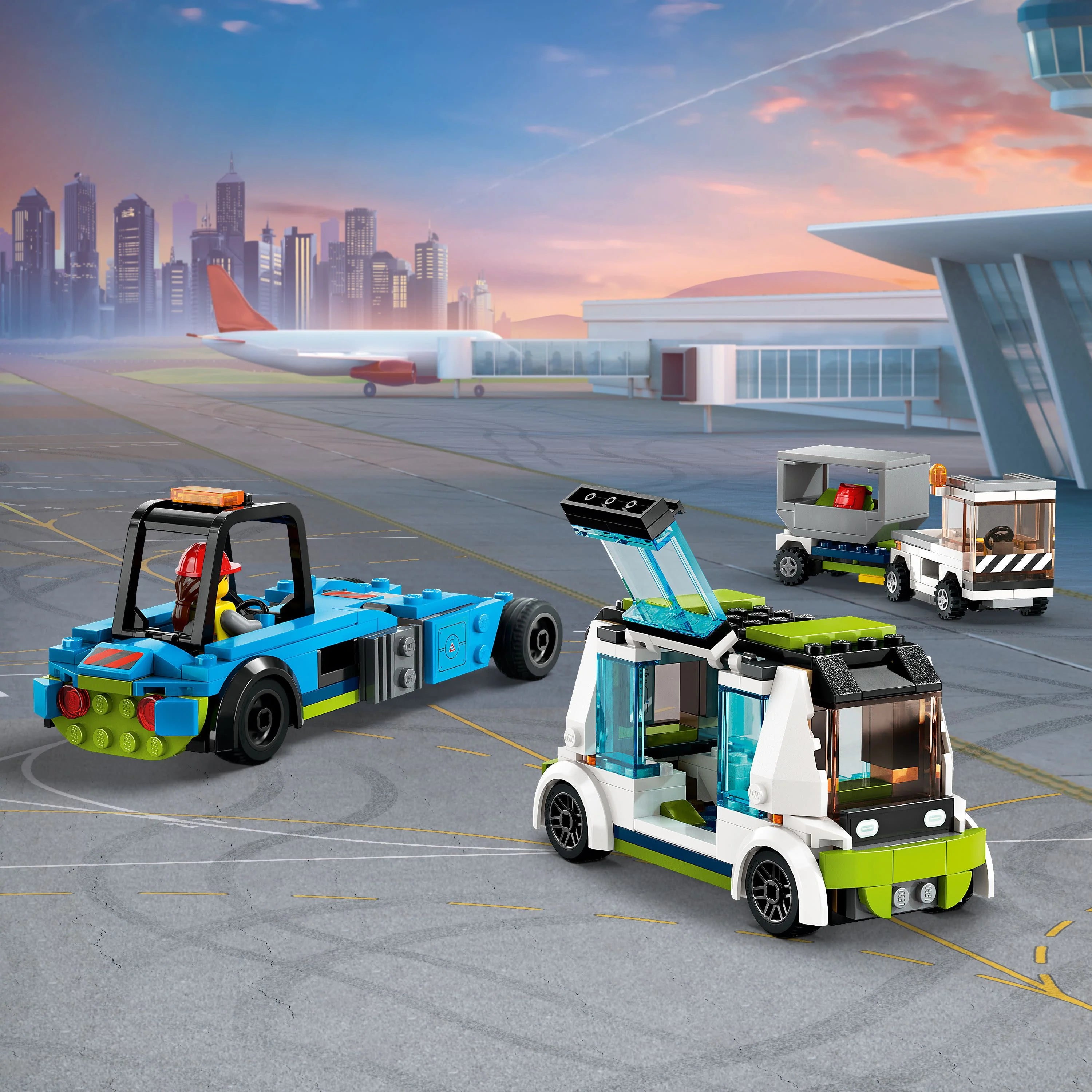 LEGO City Passenger Airplane 60367 Building Toy Set with 9 Minifigures O256977