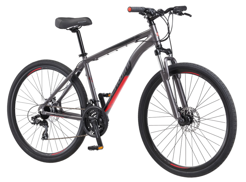 Schwinn DSB Hybrid Bike, 700c Wheels, 21 Speeds, Grey W8953