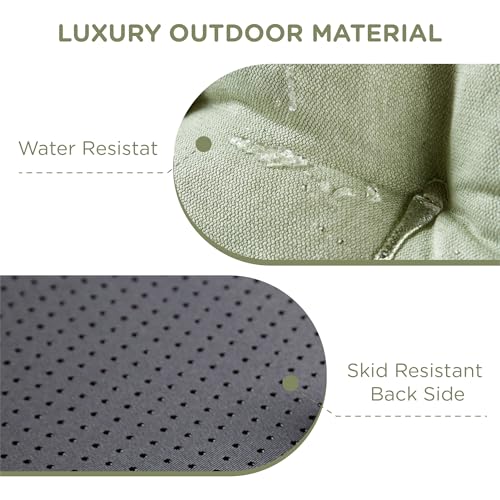 Codi Outdoor Rocking Chair Cushion, Water Resistant, Sage 1PK P38027