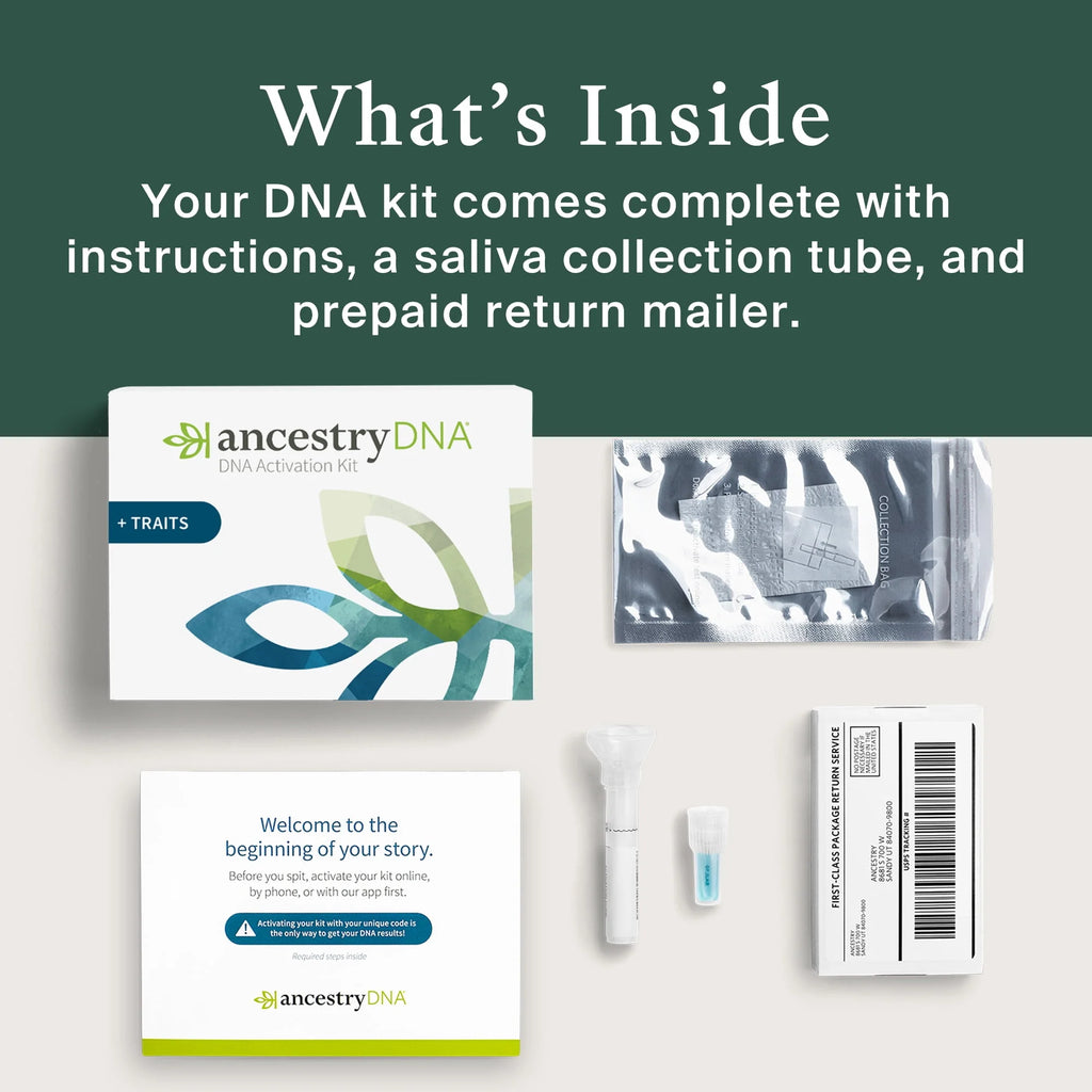 AncestryDNA + Traits Genetic Test Kit with 35+ Traits C62146