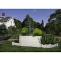 Feickert 7 ft x 4 ft Keyhole Composting Plastic Raised Garden Bed Arlmont u0026 Co.