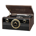 Victrola Metropolitan 4-in-1 Bluetooth Record Player with Built-in Speakers, Grey Z241914