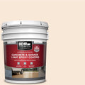 BEHR Premium 5 gal. White Self-Priming 1 Part Epoxy Interior/Exterior Concrete and Garage Floor Paint, White/Satin