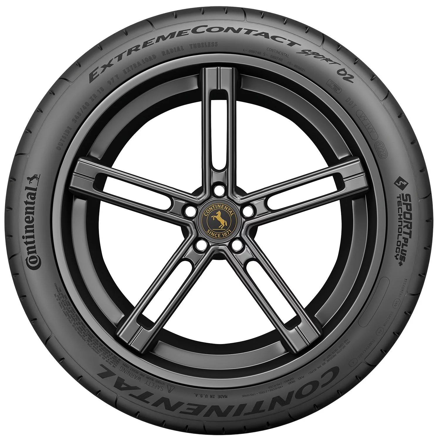 Continental ExtremeContact Sport 02 Summer 225/50ZR16 92W Tire Q142