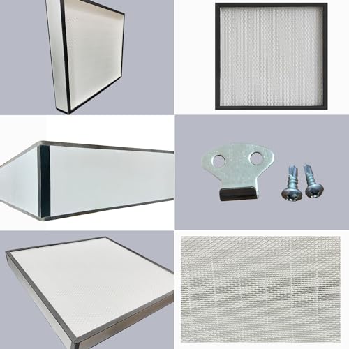 HEPA H14 Laminar Flow Hood with Fan Filter Unit, 22.6"x22.6" 110V, ISO Class 5 L625019