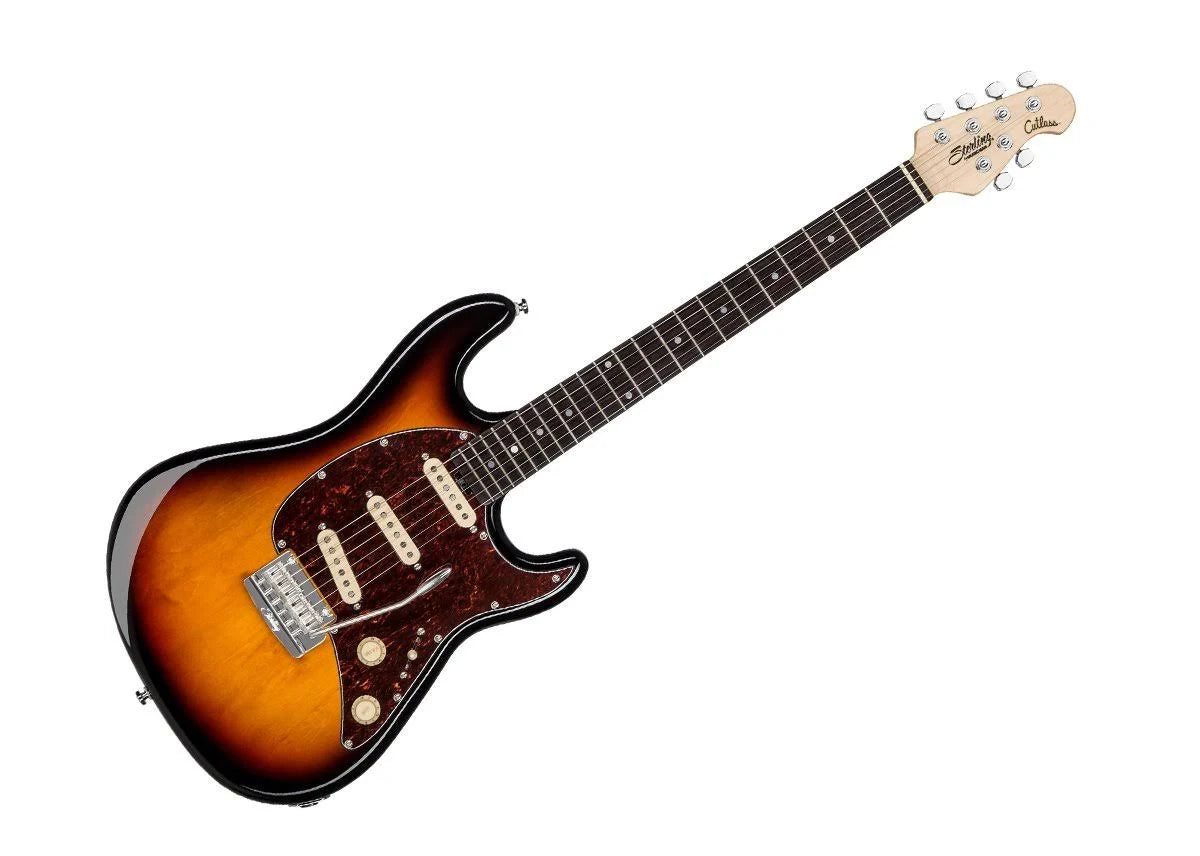 Sterling by Music Man CT50 Cutlass Electric Guitar, 3 Tone Sunburst E9036