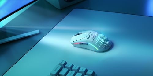 Glorious Gaming Model D 2 Wireless Ergonomic Mouse, 66g, White V612
