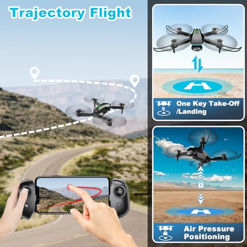 Mini Drone with Camera 1080P HD Foldable for Kids Adults W57139