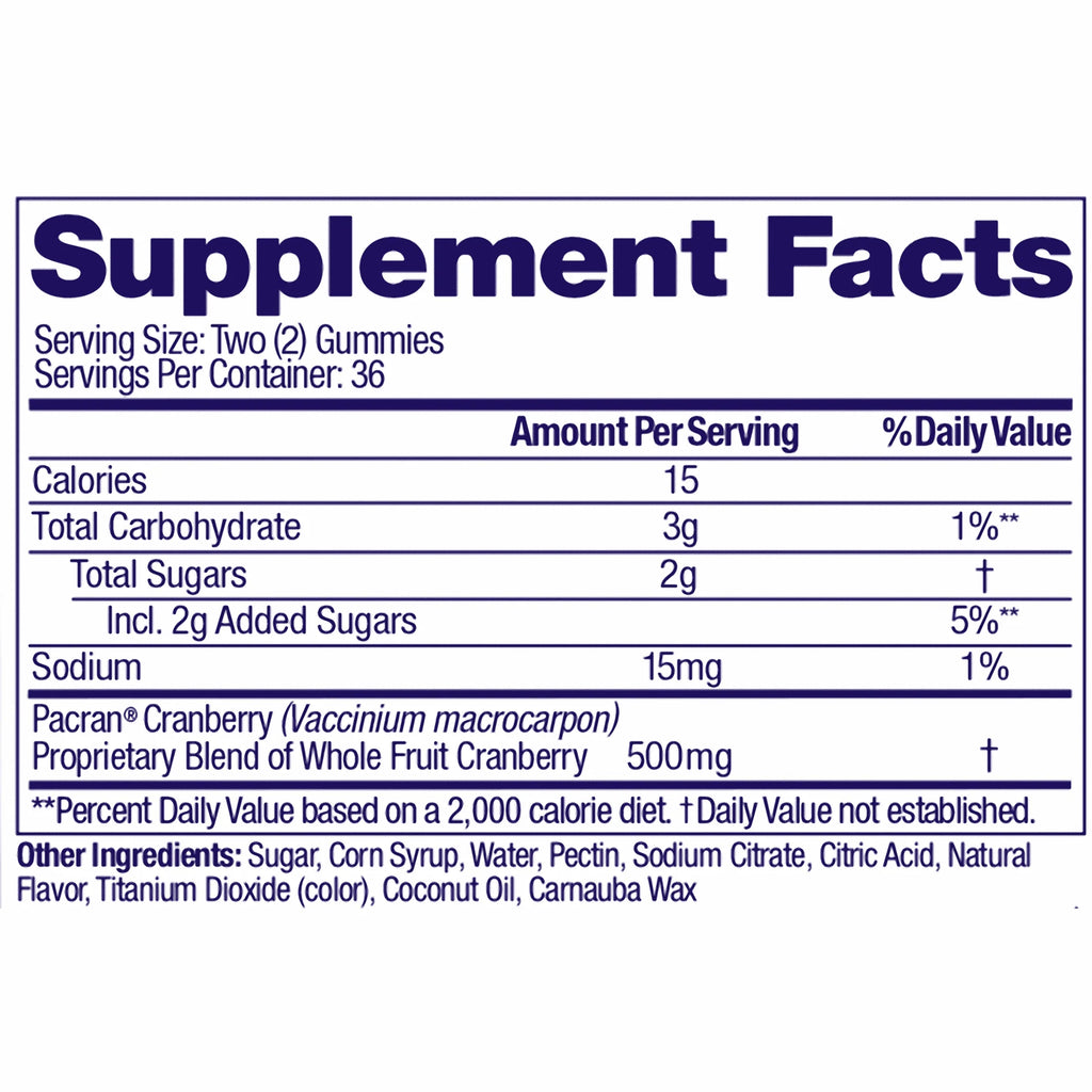 AZO Cranberry Urinary Tract Health Gummies, Mixed Berry, 40 Count A327578