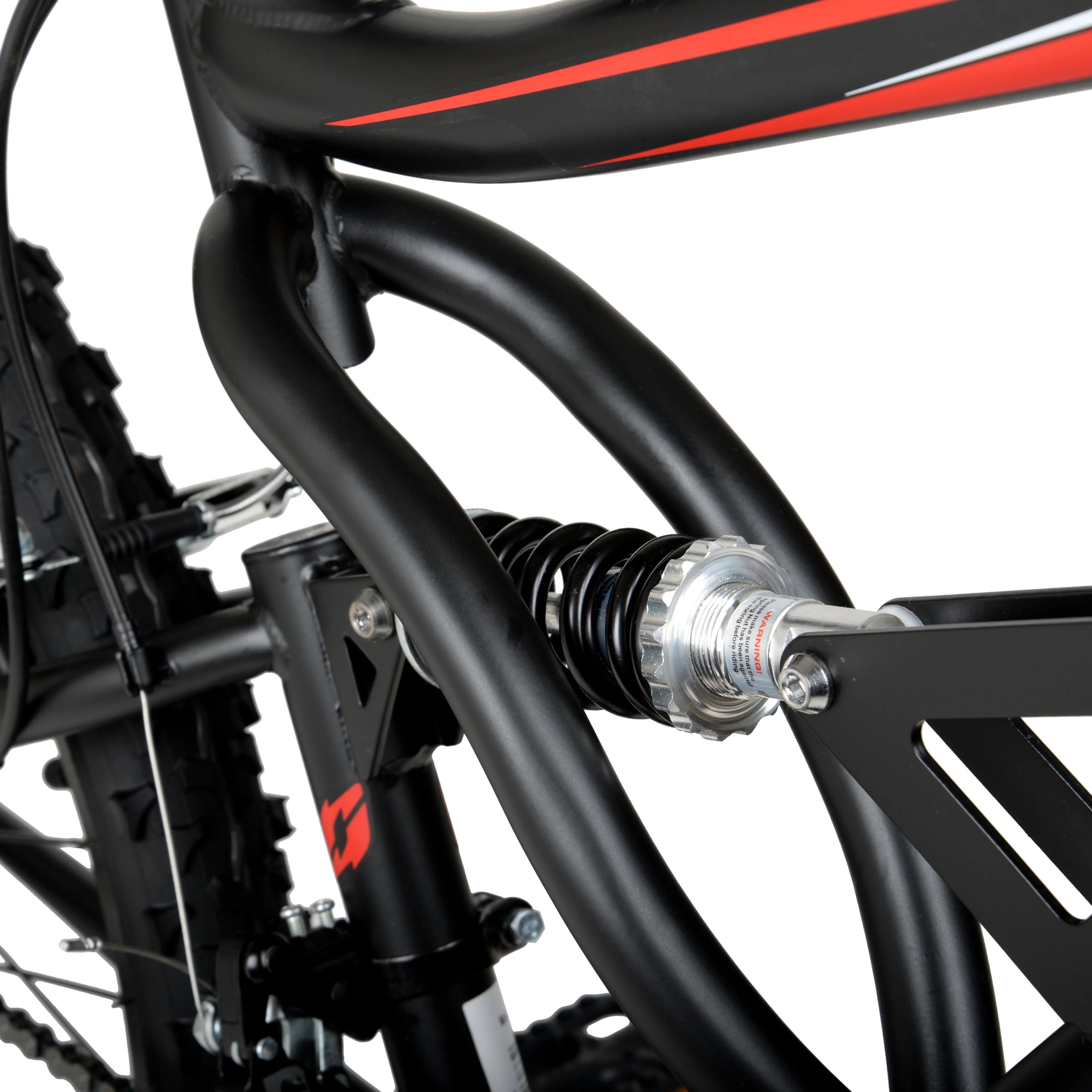 Hyper Bicycles Men's 26 Shocker Mountain Bike, Black/Red A719827