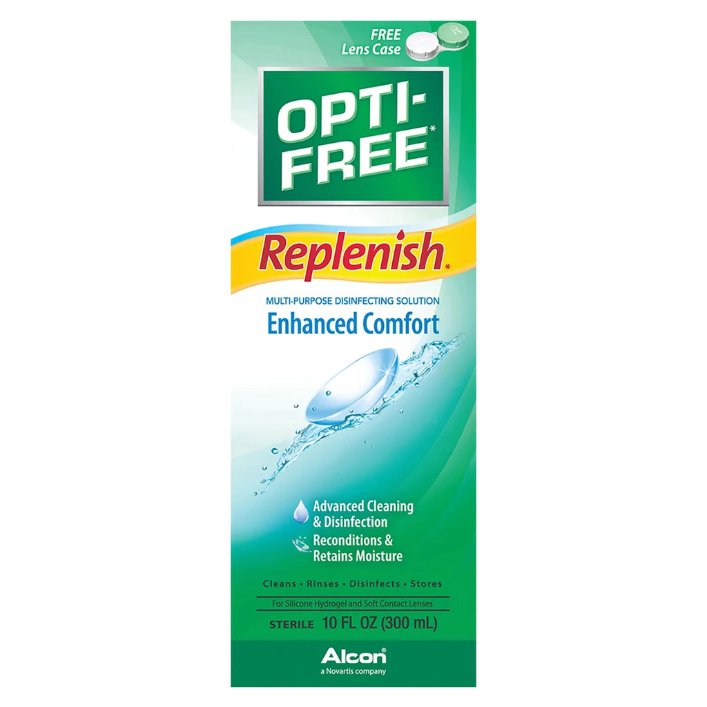 OPTI-FREE Replenish Disinfecting Contact Lens Solution, 10 fl oz M981