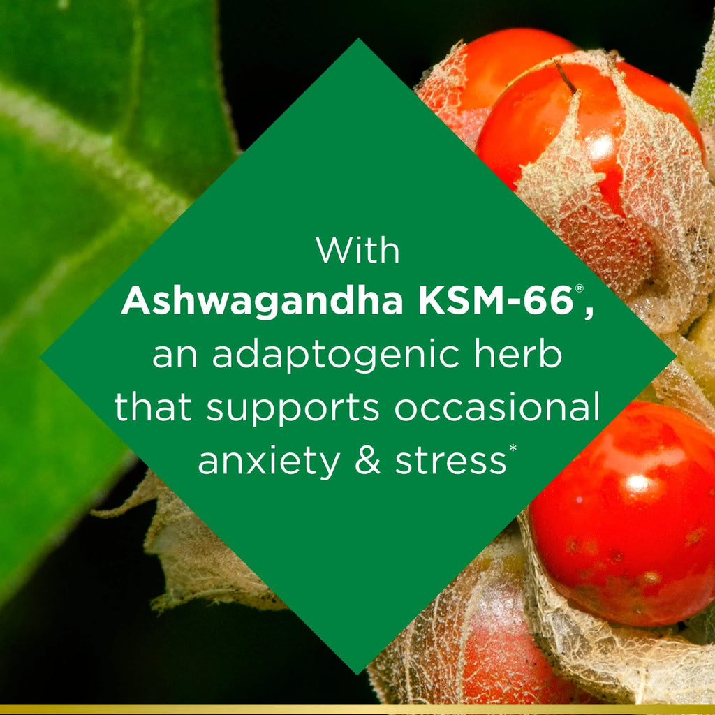 Nature's Bounty Ashwagandha KSM 66 Supplement, 50 Ct X166
