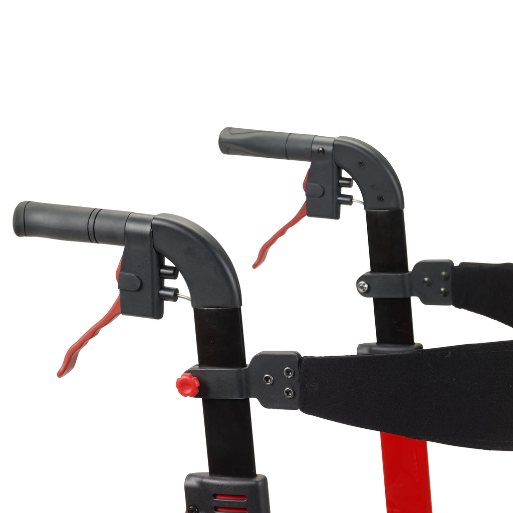 Drive Medical Nitro Euro Style Rollator Walker, Red F360