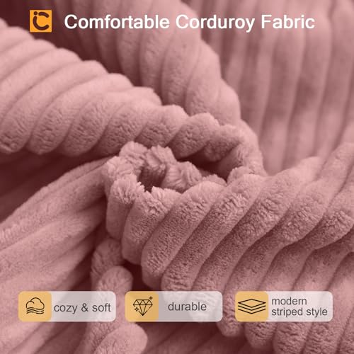 COMAX Folding Sofa Bed Convertible Chair Bed Corduroy 3-in-1 Floor Couch, Dark Grey E940