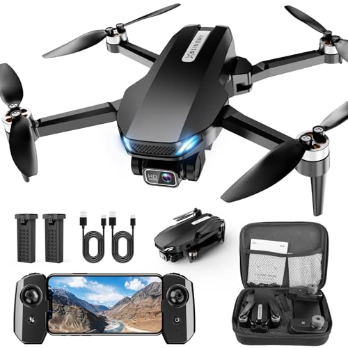 Foldable 2K HD FPV Drone with Brushless Motor for Adults U5487