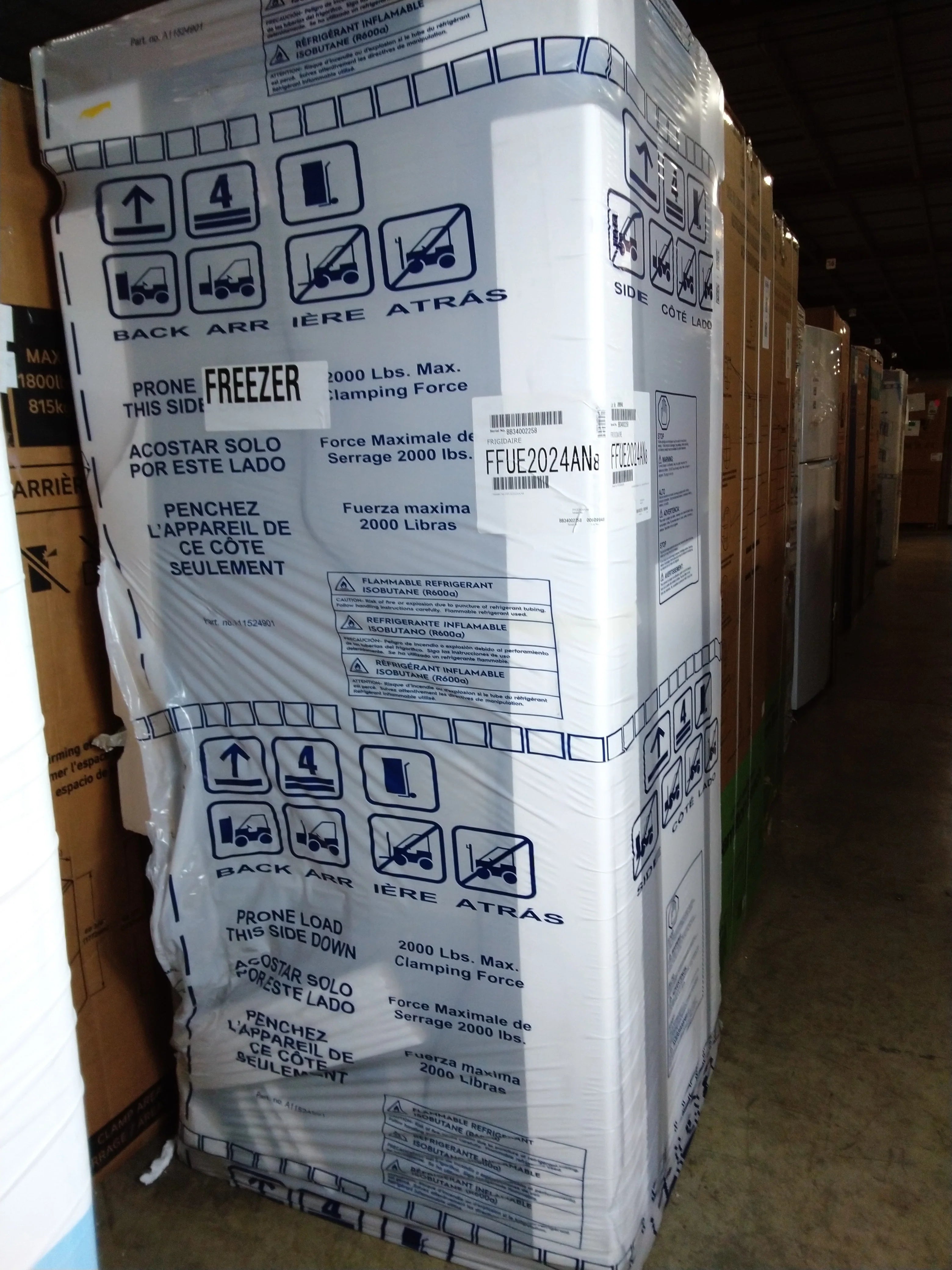 FRIGIDAIRE 20 CU FT. Upright Freezer with Auto-Close Doors R49282