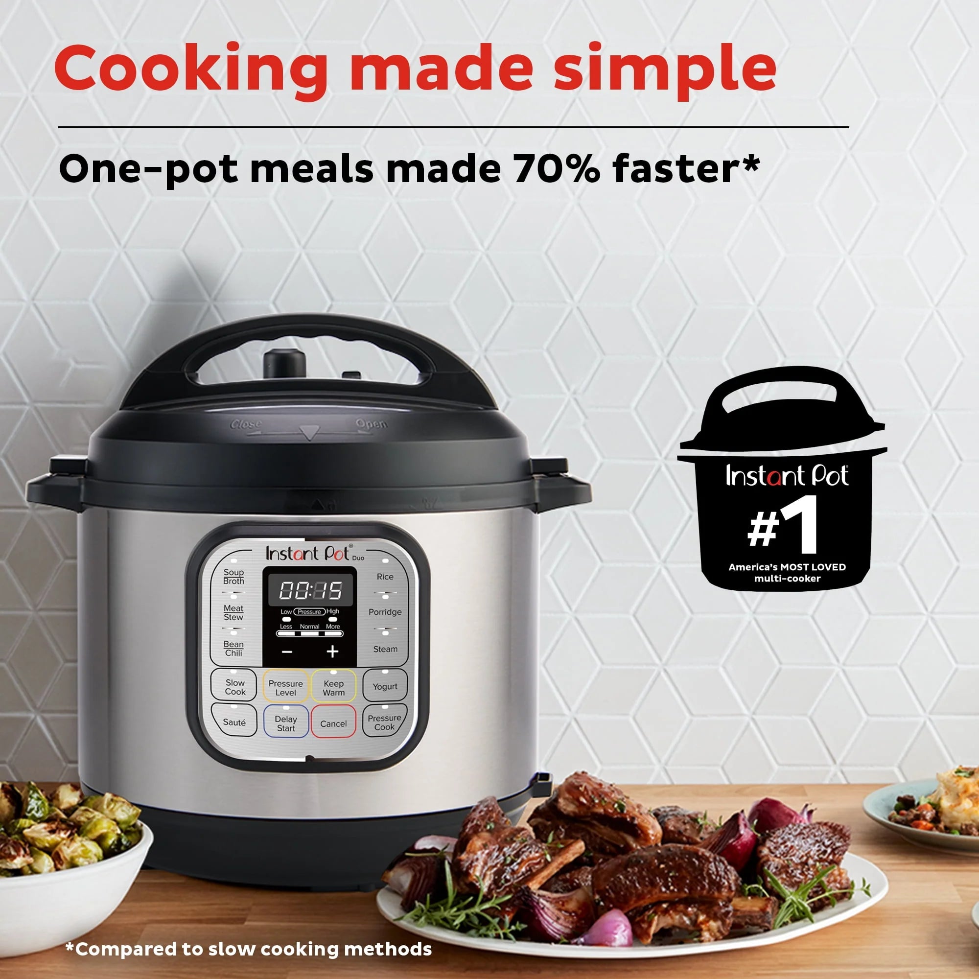 Instant Pot Duo Mini 3-Quart Electric Pressure Cooker S386