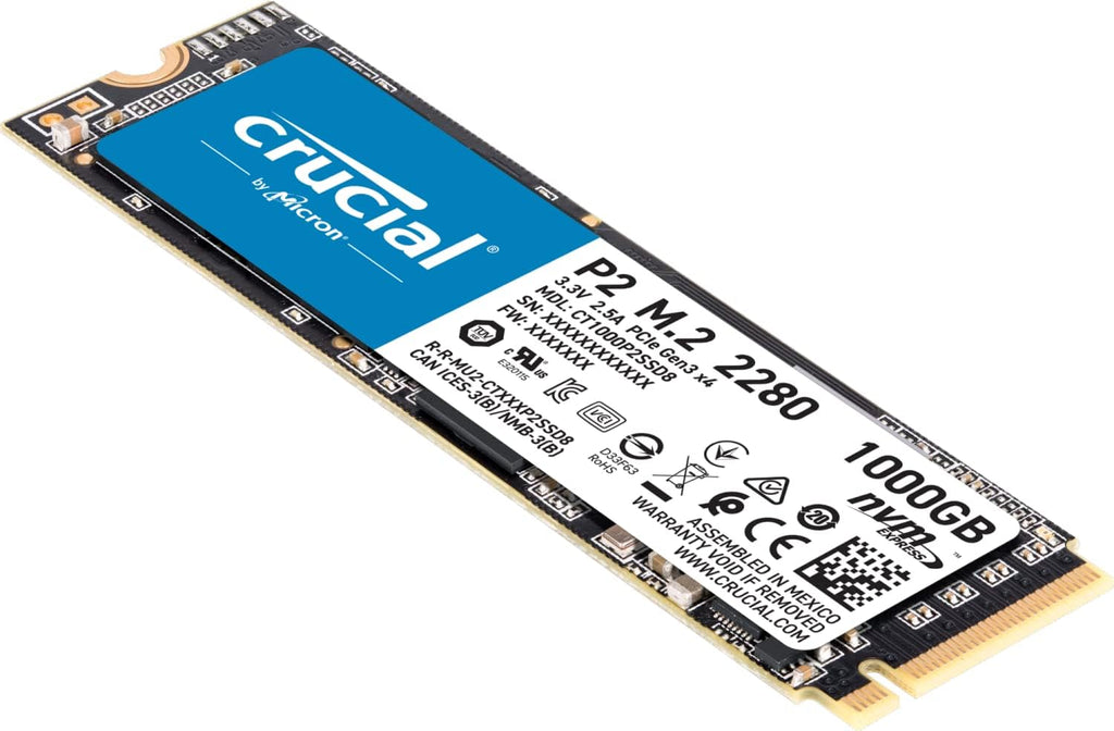 Crucial P2 2TB NVMe PCIe M.2 SSD H8738