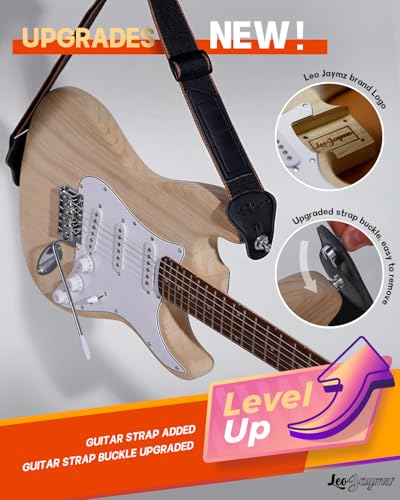 Leo Jaymz DIY Single Cut Electric Guitar Kit Mahogany Rosewood B148