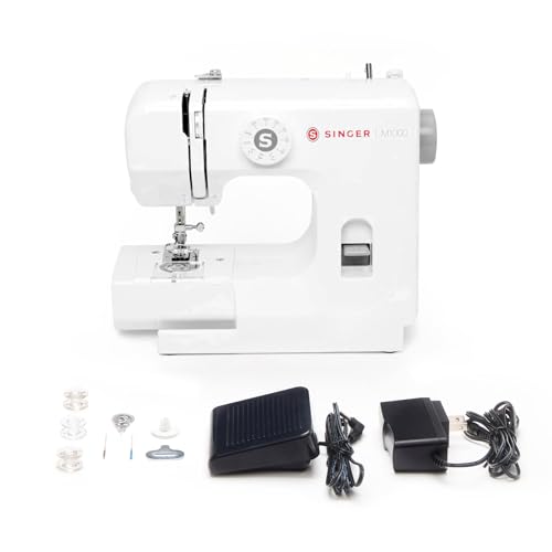 SINGER M1000 Mending Machine, Compact Portable with 32 Stitch Applications, Black L8310