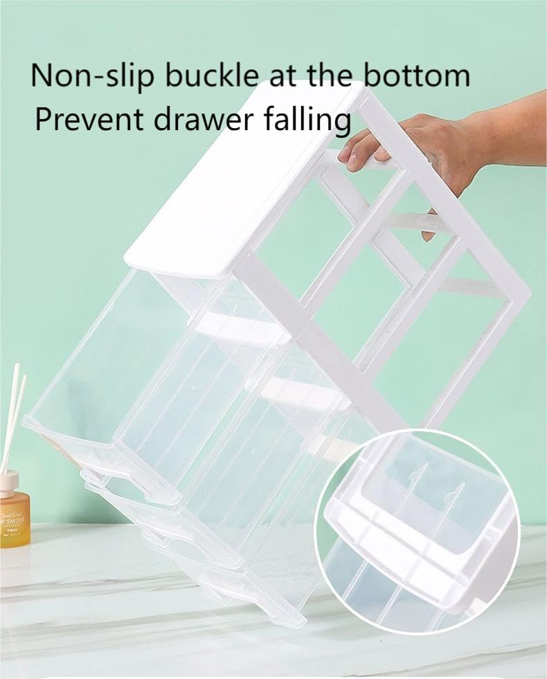 3 Drawer Plastic Storage Organizer for Home Office G4159