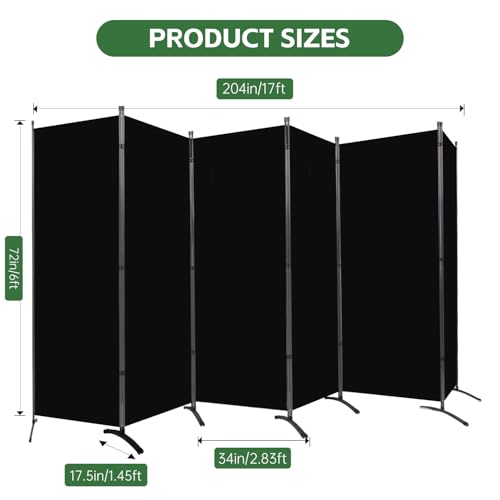 Room Divider Folding Privacy Screens, 3 Panel Portable Partition Q514484